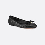 Dior Ballet Flat Black Quilted Cannage Calfskin KDB877CQC S900