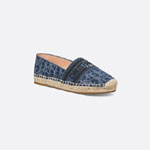 Dior Granville Espadrille Stonewashed-Effect Cotton Denim KDB917ODE S30B