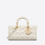 Dior Lady D-Joy Bag Latte Cannage Lambskin M0540ONGE M030