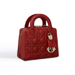 Dior lily bag in red cannage lambskin M0661OVQN M25R