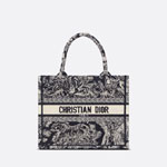 Small Dior Book Tote Reverse Embroidery M1265ZRGO M928