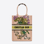 Vertical Dior Book Tote Fleurs Bibliques M1272ZWRG M46E