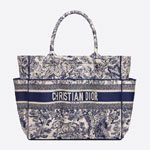 Dior Catherine Tote Blue Toile de Jouy Embroidery M1279ZTDT M808