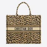 Dior Book Tote Beige Multicolor Mizza Embroidery M1286ZRHM M918