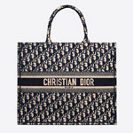 Dior Book Tote Blue Dior Oblique Embroidery M1286ZRIW M928