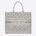 Dior Oblique Embroidery Book Tote M1286ZRIW M932