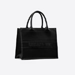 Small Dior Book Tote Black Calfskin M1296ZGSB M900