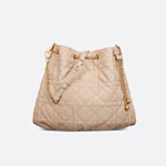 Large Dior Ammi Bag Supple Macrocannage Lambskin M22576FBE M50U