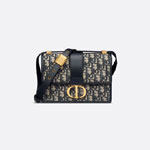 Small 30 Montaigne Bag Blue Dior Oblique Jacquard M9234UTZQ M928