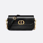 Dior 30 Montaigne Avenue Bag Black Box Calfskin M9260UMOA M900