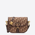 Medium Dior Bobby Bag Brown Dior Oblique Jacquard M9319UTZQ M747