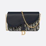 Dior Saddle Pouch with Chain S5907CNKO M928