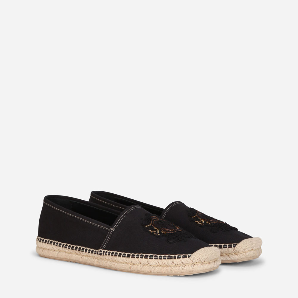 DG Canvas espadrilles coat of arms A50445AO2988B956: Image 2