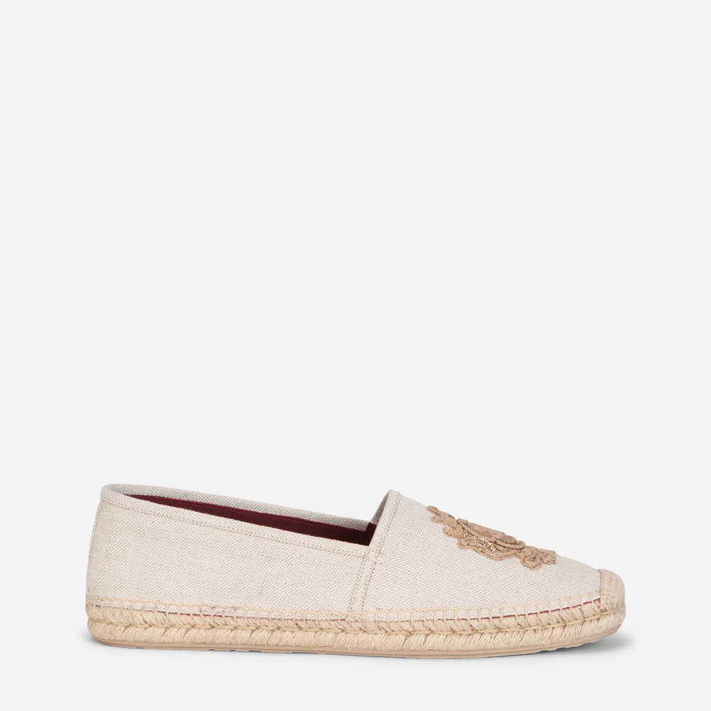 Dolce Gabbana Canvas espadrilles in Beige A50445AO2998C034: Image 1