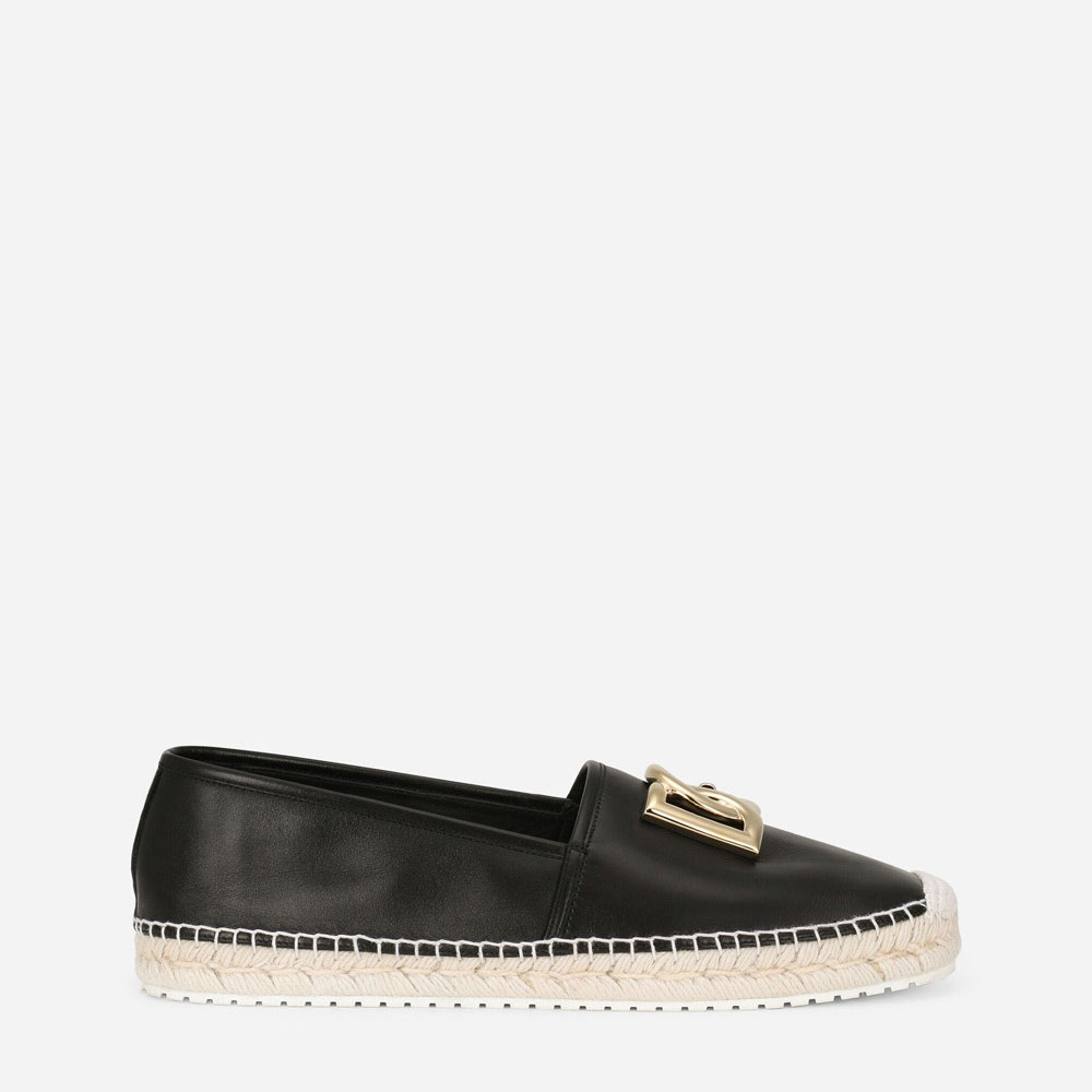 Dolce Gabbana Calfskin espadrilles in Black A50464AJ63480999: Image 1