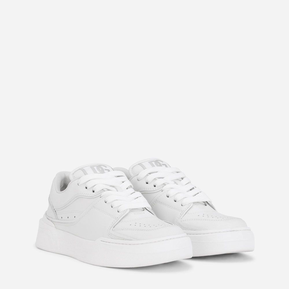 DG Calfskin New Roma sneakers in White CK2036AC84289642: Image 2