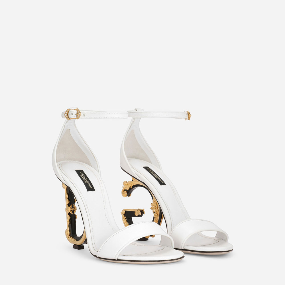 Nappa leather sandals baroque DG detail CR0739AV96780001: Image 2