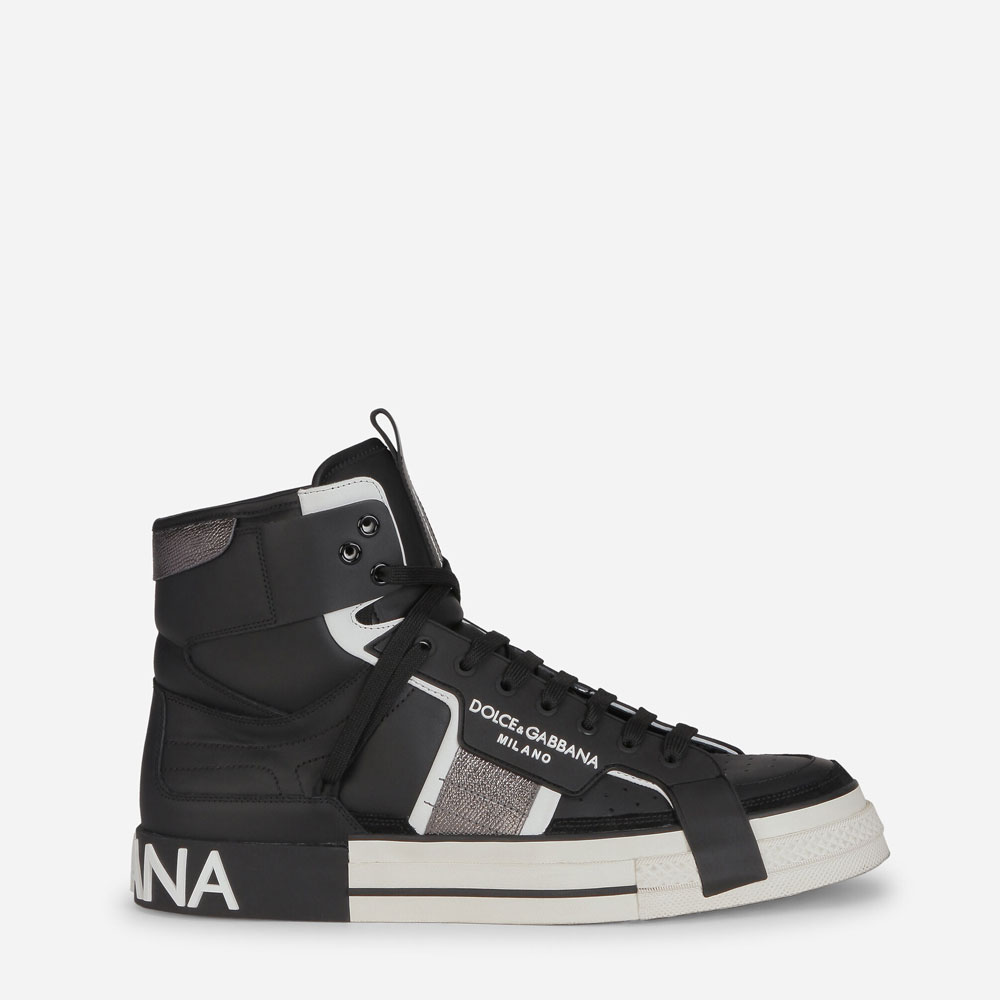 DG Calfskin 2.Zero Custom high-top sneaker CS1870AO2238B979: Image 1