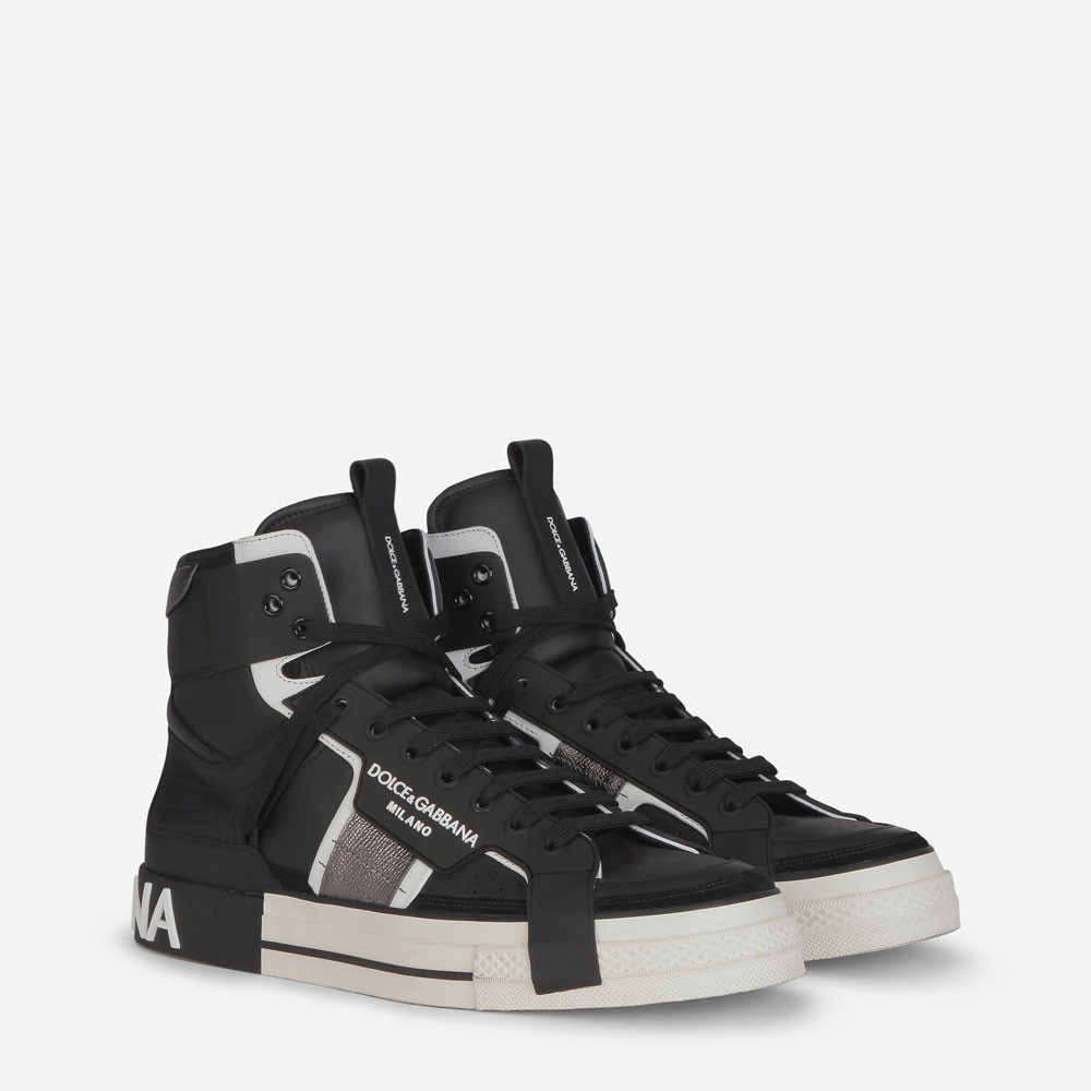 DG Calfskin 2.Zero Custom high-top sneaker CS1870AO2238B979: Image 2