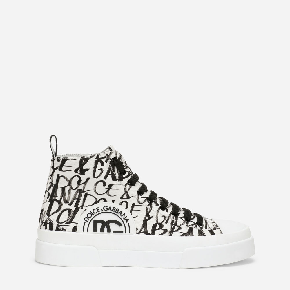 DG Canvas Portofino Light mid-top sneakers CS1889AO779HASBN: Image 1