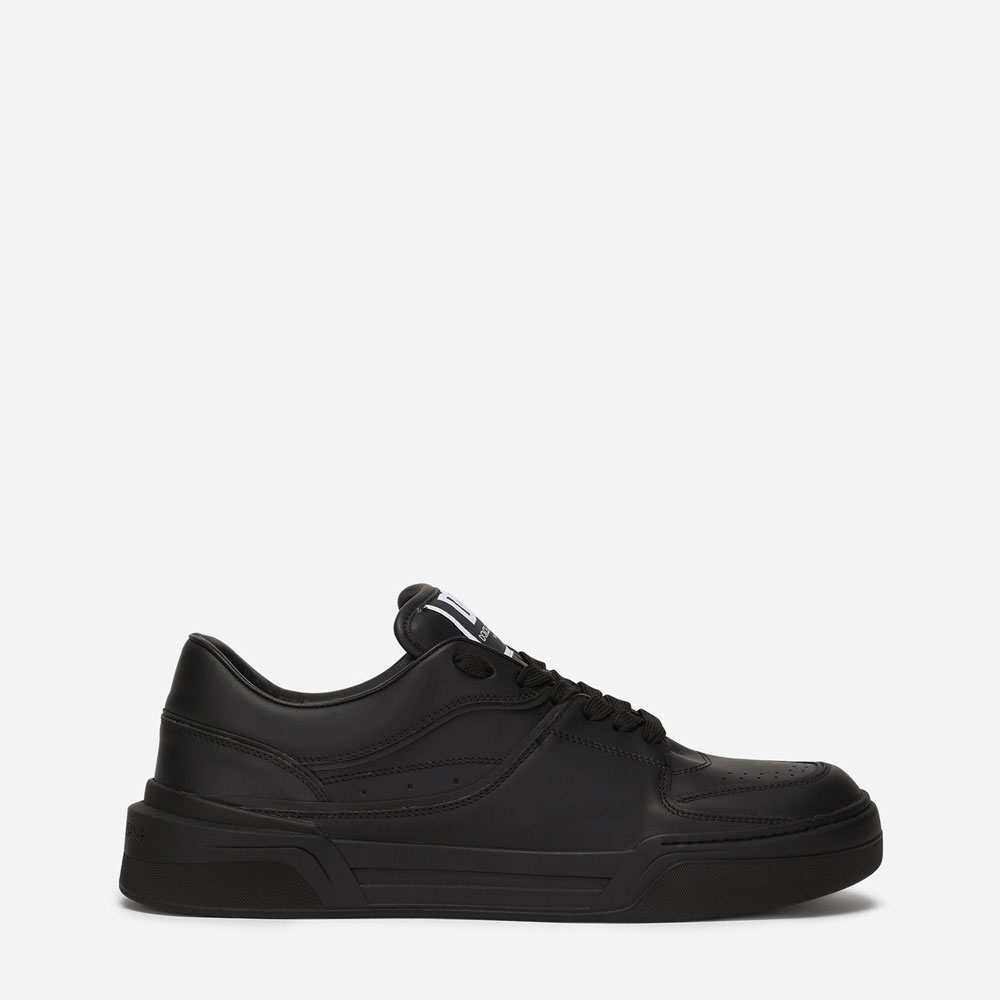 DG Calfskin nappa New Roma sneakers in Black CS2036A106580999: Image 1