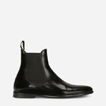 DG Brushed calfskin ankle boots in Black A60422A120380999