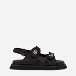 DG Calfskin nappa sandals in Black CS2042AD43980999