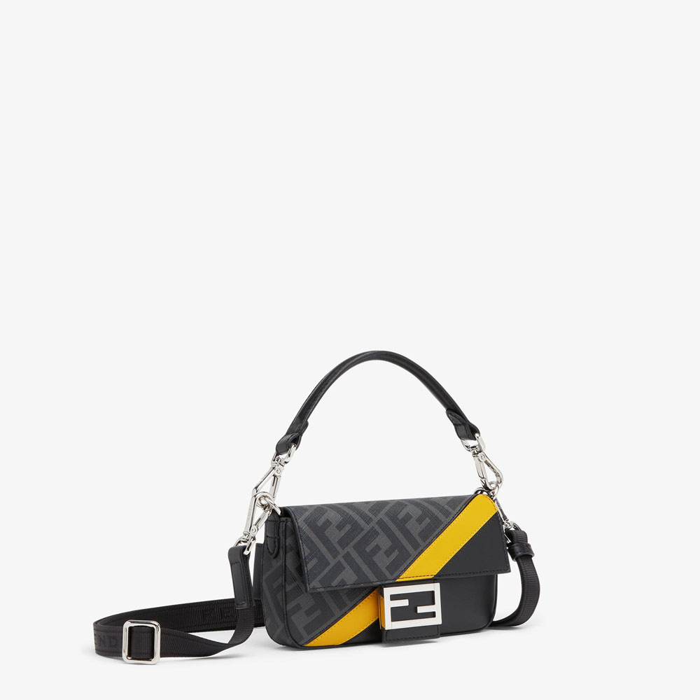 Fendi Baguette Mini Case Black FF fabric pouch 7AS149ALKAF0R2A: Image 2