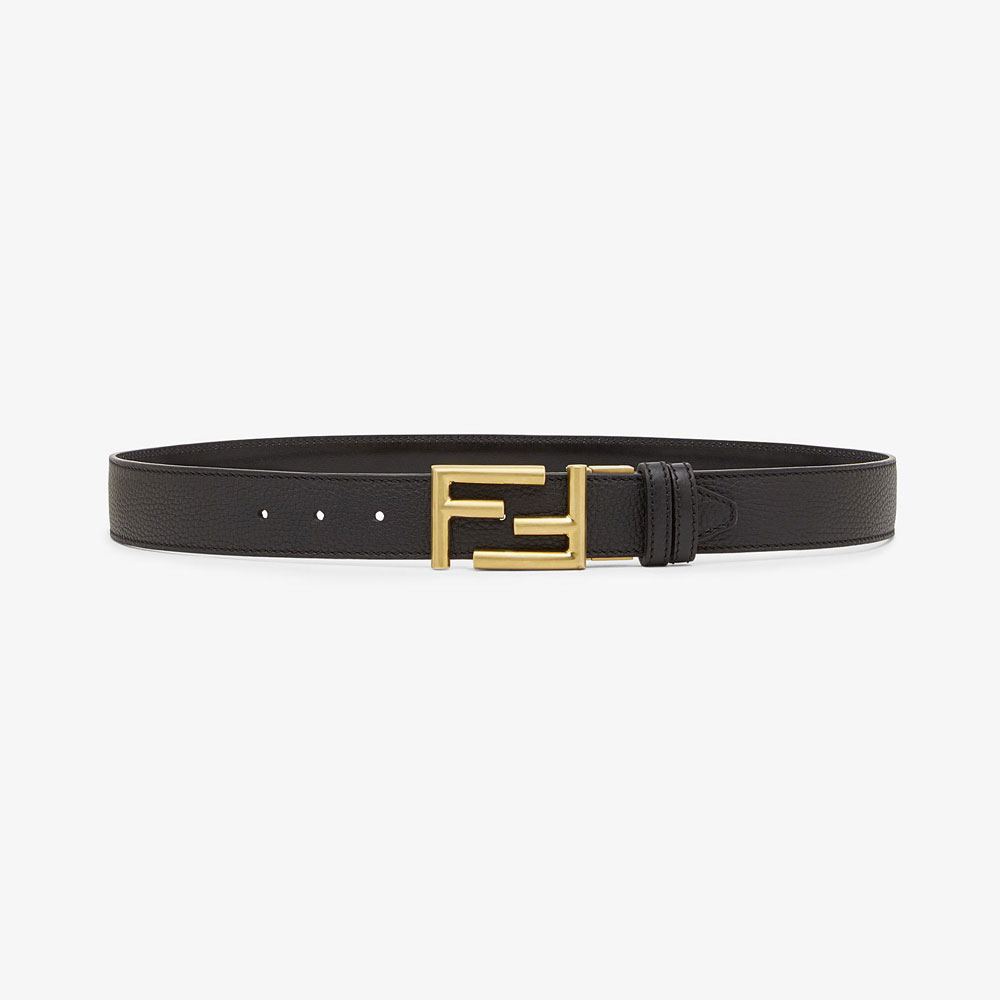 Fendi Reversible Belt Black Roman Leather 7C0344 70J F05TC: Image 1