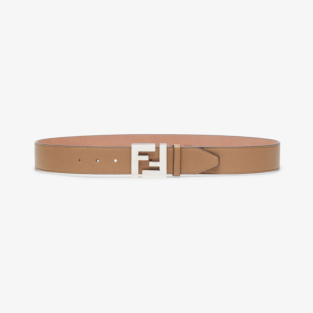 Fendi Beige Leather Belt 7C0403 SFR F09YL: Image 1