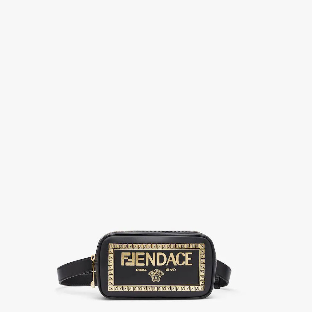 Fendi Camera Case Fendace Printed black Logo bag 7M0285AJJ2F15HM: Image 1