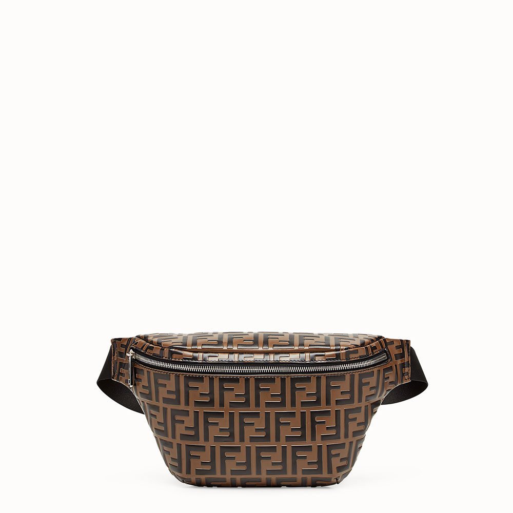 Fendi Brown leather belt bag 7VA434A4K5F0H3C: Image 1