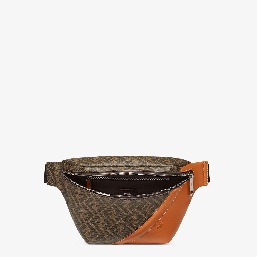 Fendi Brown Fabric Belt Bag 7VA434 AFB4 F1DZA: Image 4