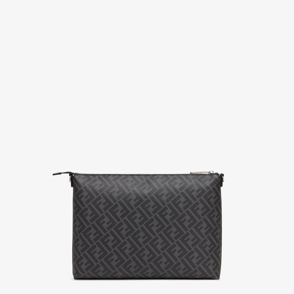 Fendi Messenger Grey fabric bag 7VA470ALKAF0R2A: Image 3