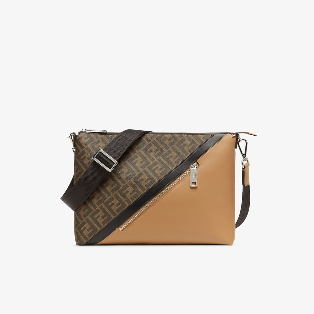 Fendi Diagonal Messenger canvas bag 7VA470 ALKA F1IKC: Image 1