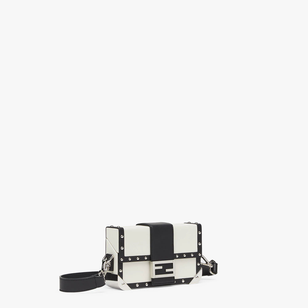 Fendi Baguette Trunk Mini White leather bag 7VA507AH9KF0DVU: Image 2