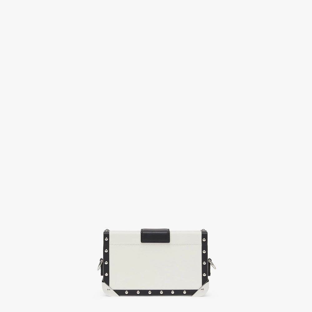 Fendi Baguette Trunk Mini White leather bag 7VA507AH9KF0DVU: Image 3