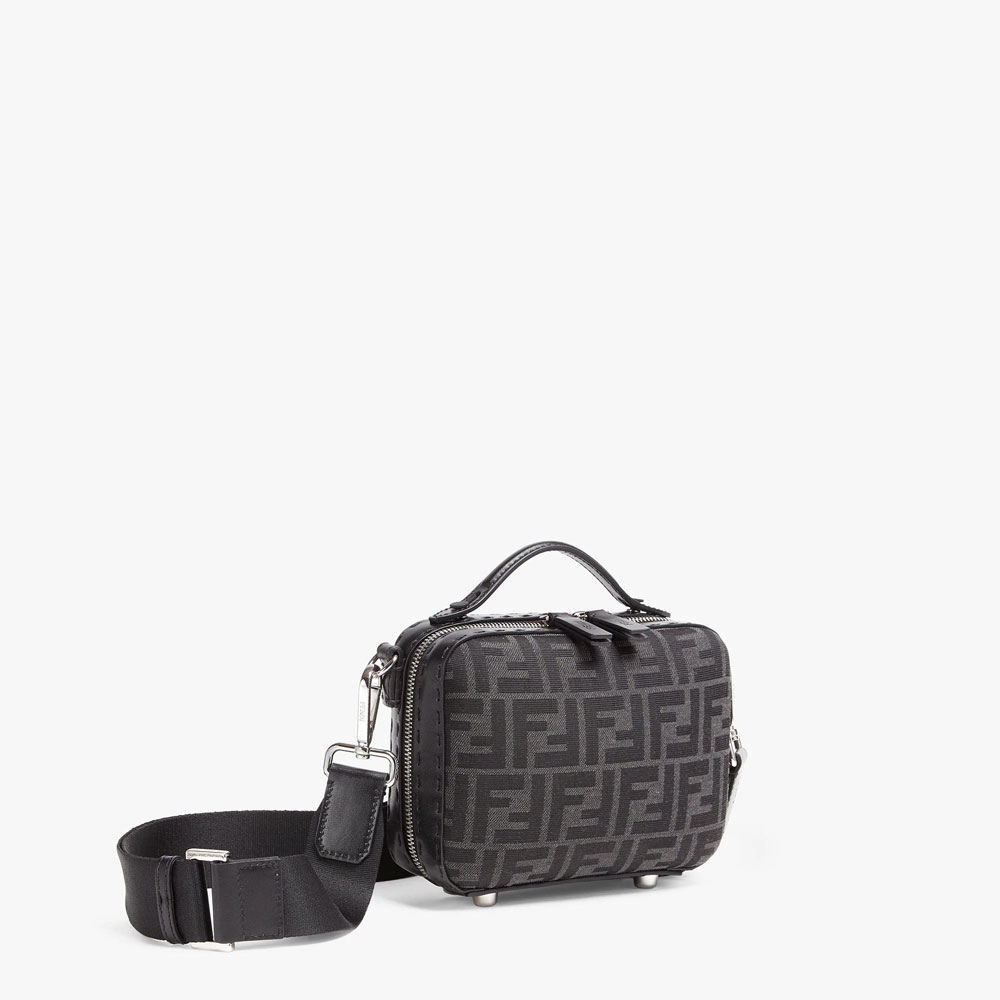 Fendi Mini Suitcase FF jacquard fabric bag 7VA552AG0MF0NPN: Image 2