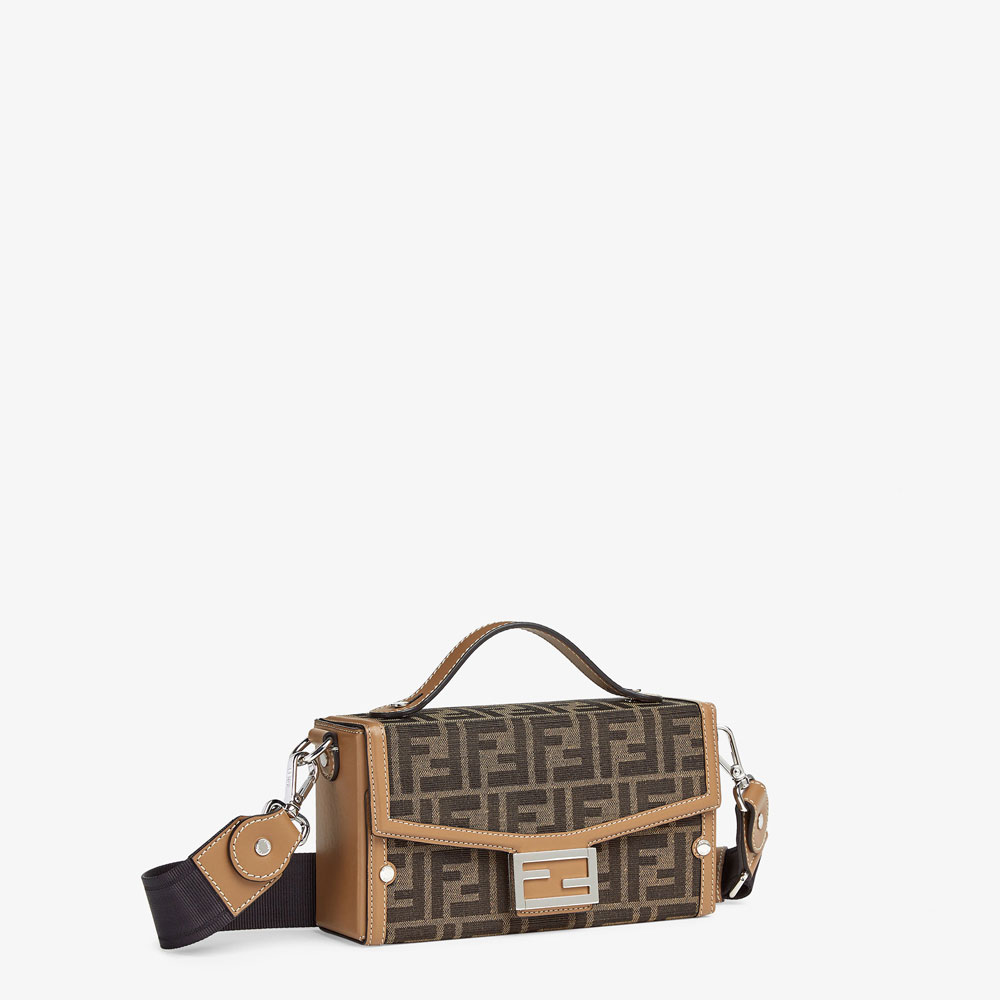 Fendi Soft Trunk Baguette FF jacquard fabric bag 7VA565AFBVF1HRM: Image 2