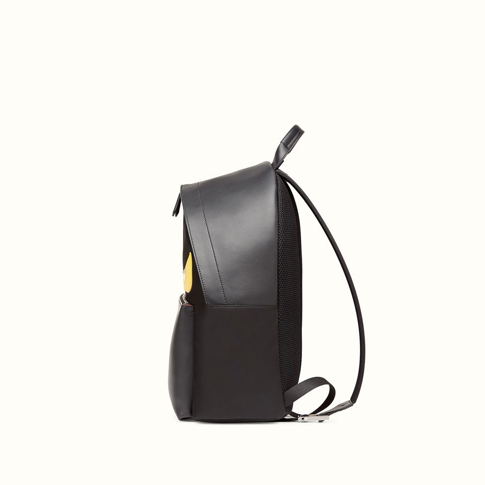 Fendi Backpack in nylon black leather with inserts 7VZ012O7EF0R2A: Image 2