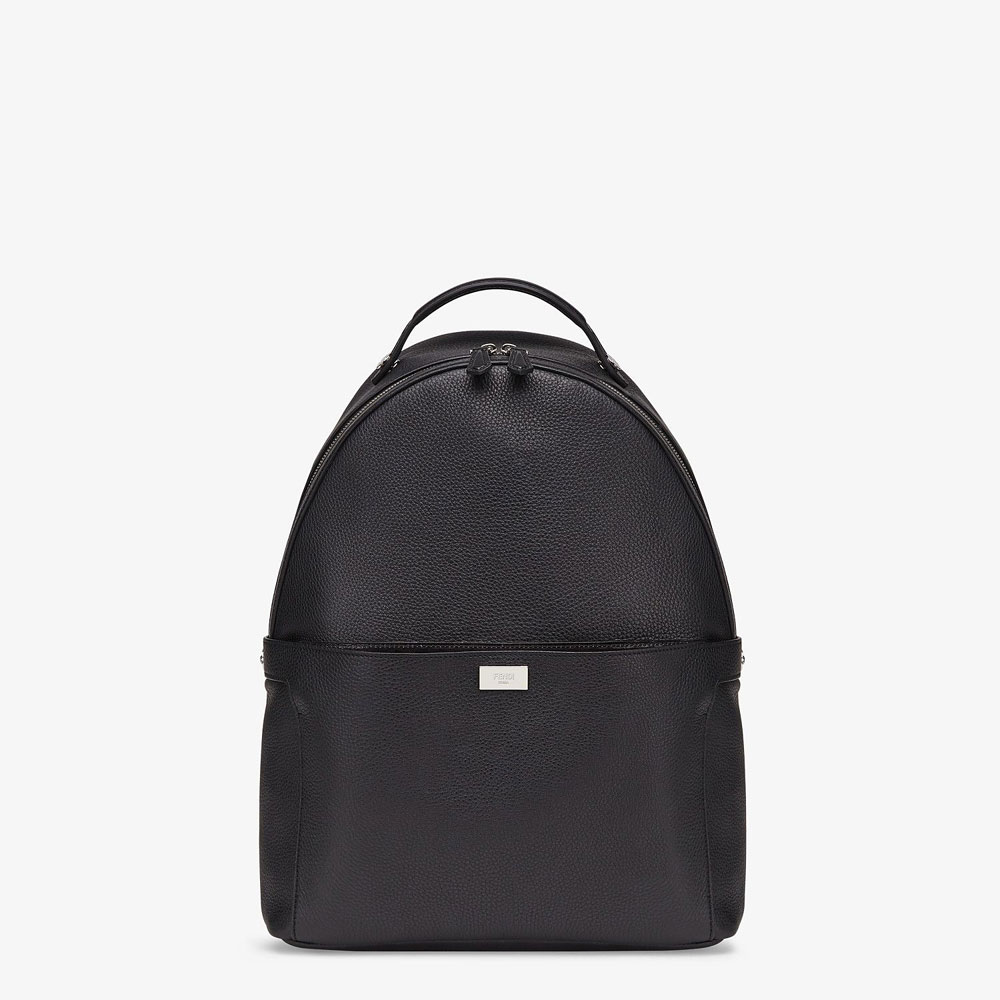 Fendi Peekaboo Backpack Black Leather Backpack 7VZ053 A6HZ F0GXN: Image 2