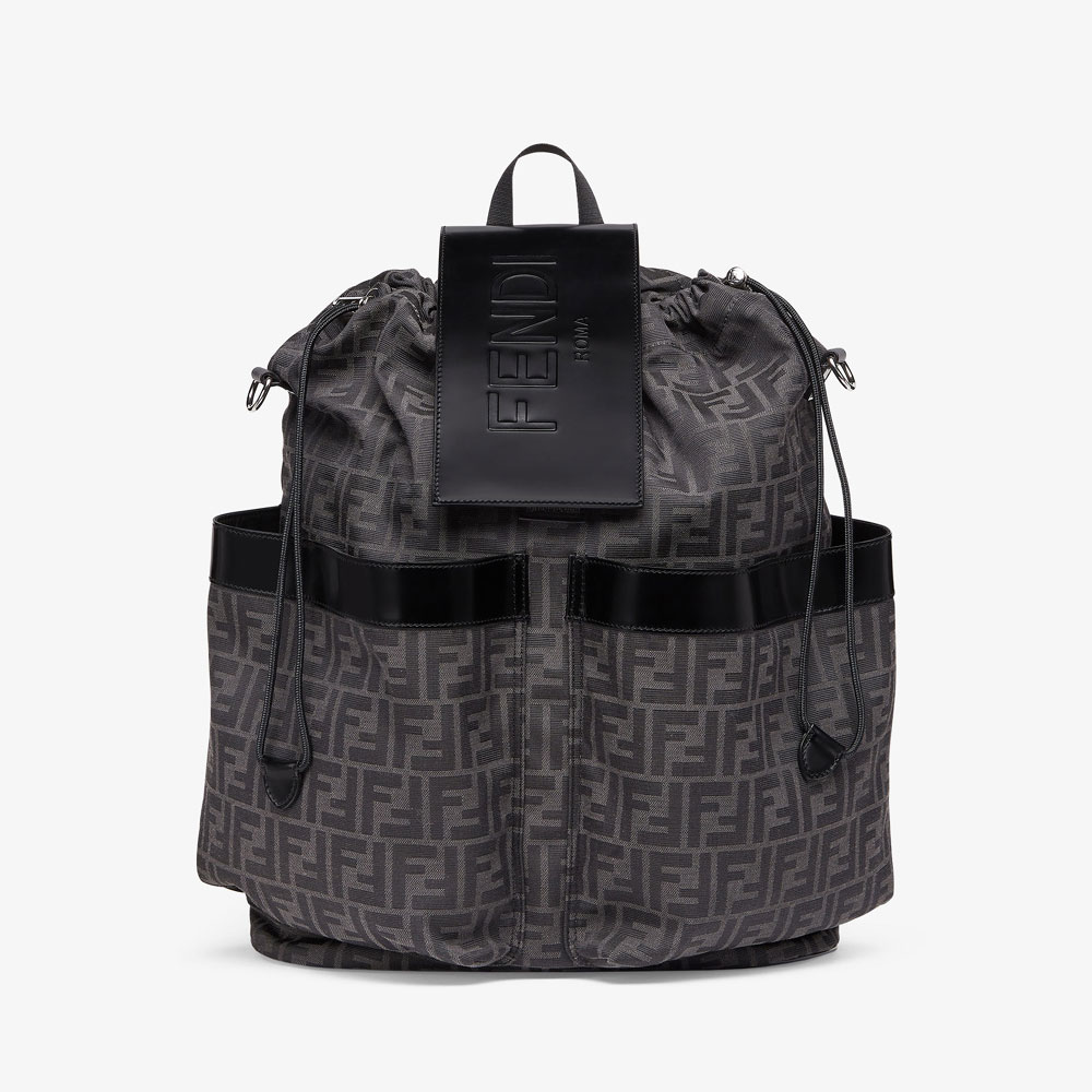 Fendi Strike Large FF jacquard fabric backpack 7VZ056AG0MF0NPN: Image 1