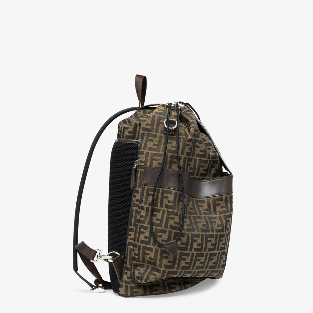 Fendi Strike Large FF jacquard fabric backpack 7VZ056AG0MF19KW: Image 2