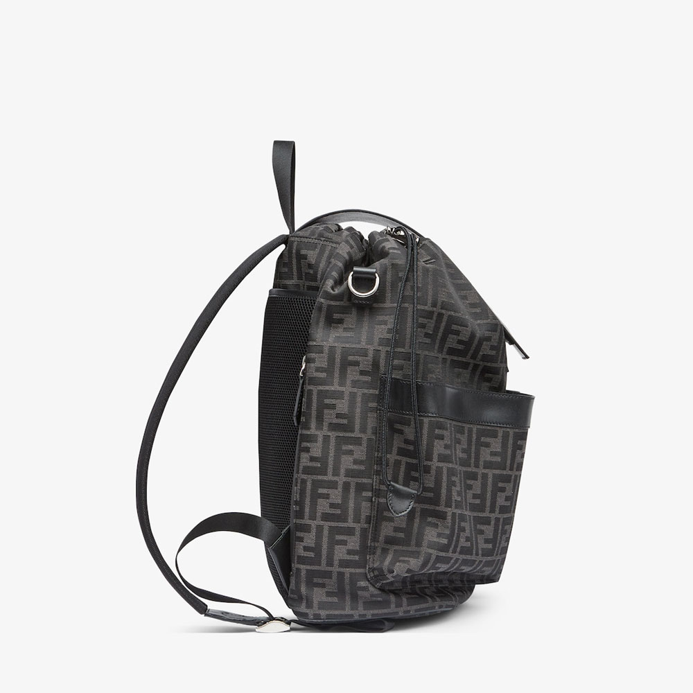 FF Jacquard Fendi Strike Medium fabric backpack 7VZ070 AG0M F0NPN: Image 2