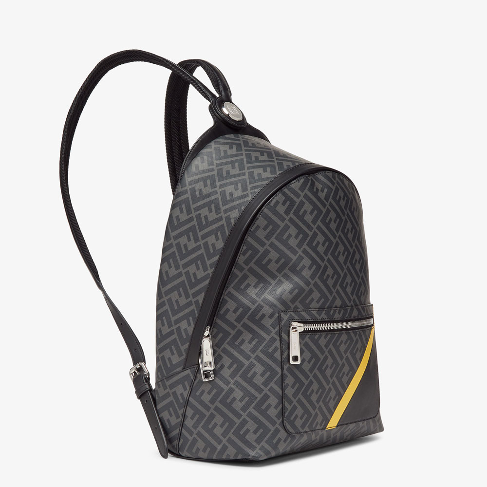 Fendi Fendi Diagonal Fendi Chiodo Medium backpack 7VZ076 A9XS F0R2A: Image 3