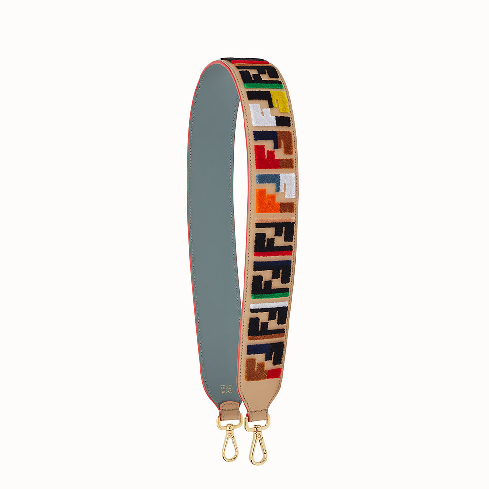 Fendi shoulder strap you Textured-effect leather 8AV077A1FXF11KG: Image 1