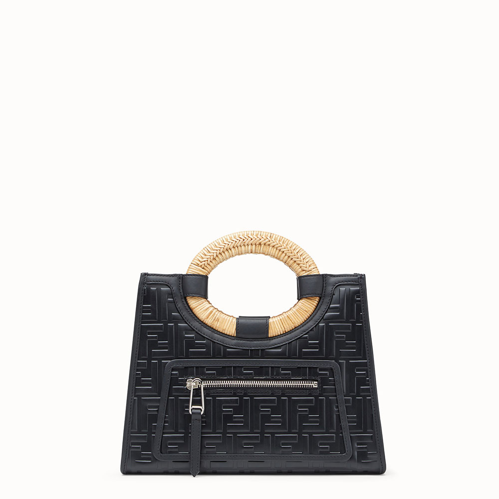 Fendi runaway shopper Black small shopper 8BH353A3V8F0GXN: Image 1