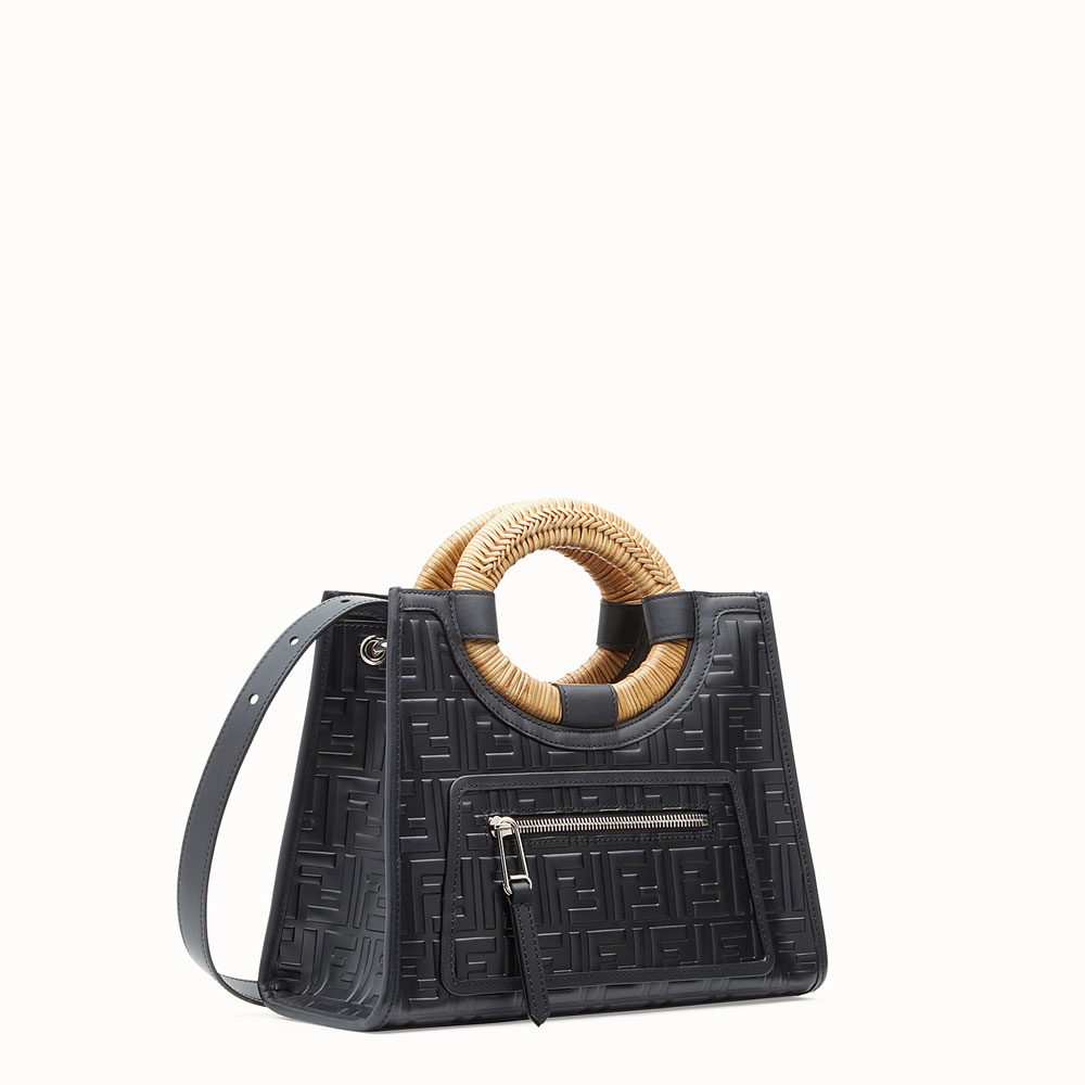 Fendi runaway shopper Black small shopper 8BH353A3V8F0GXN: Image 2