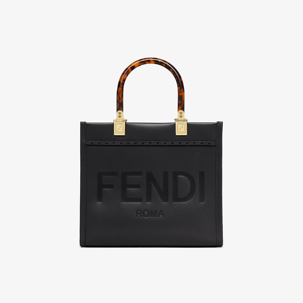 Fendi Sunshine Small Leather Black 8BH394ABVLF0KUR: Image 1