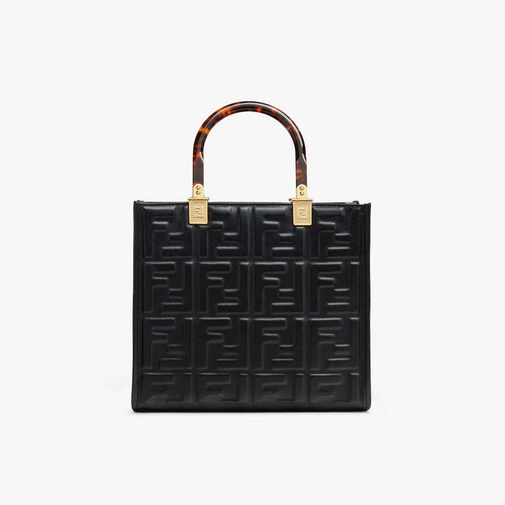 Fendi Sunshine Small Leather Black 8BH394AMCVF0KUR: Image 1